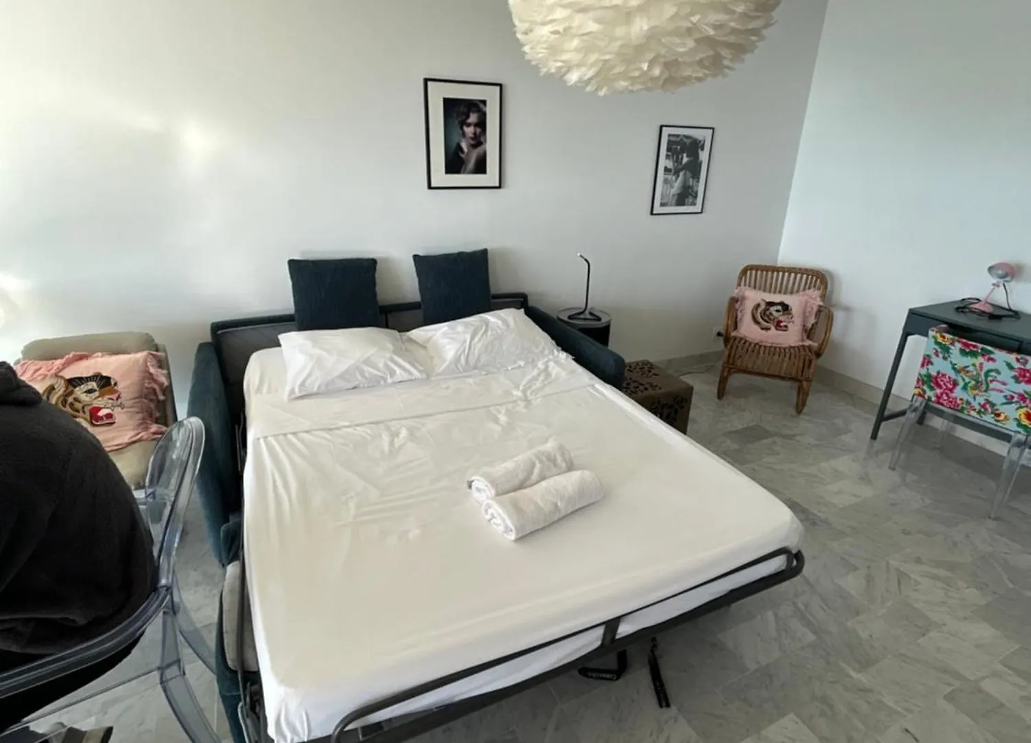 Apartment Studio Vue Mer Parking Clim Nice France