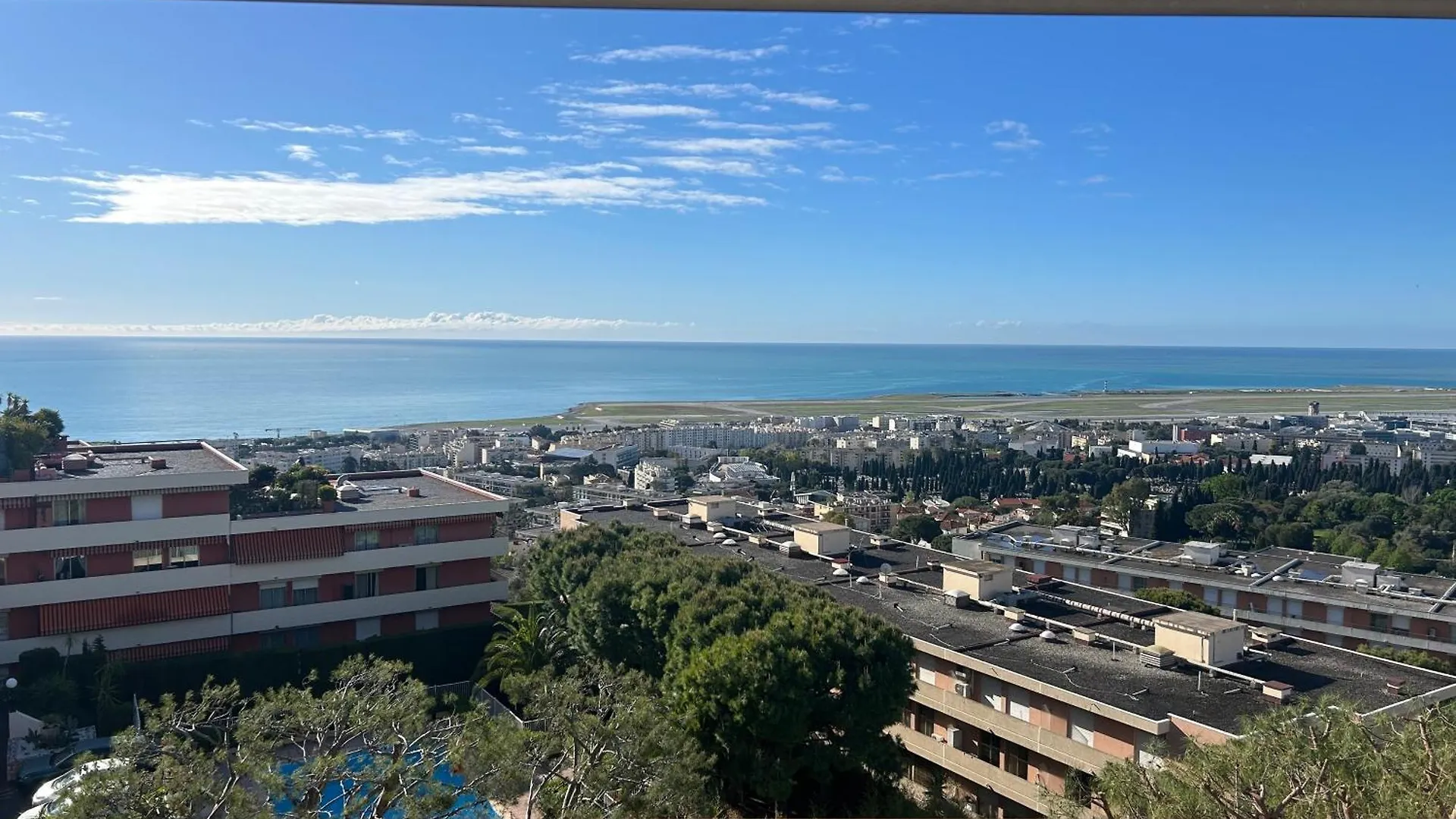 Studio Vue Mer Parking Clim Nice France