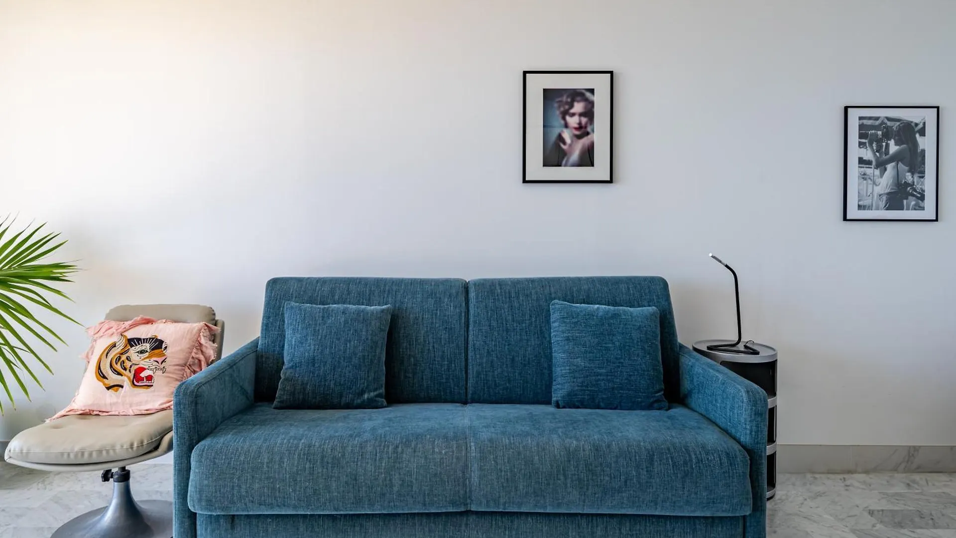 Apartment Studio Vue Mer Parking Clim Nice
