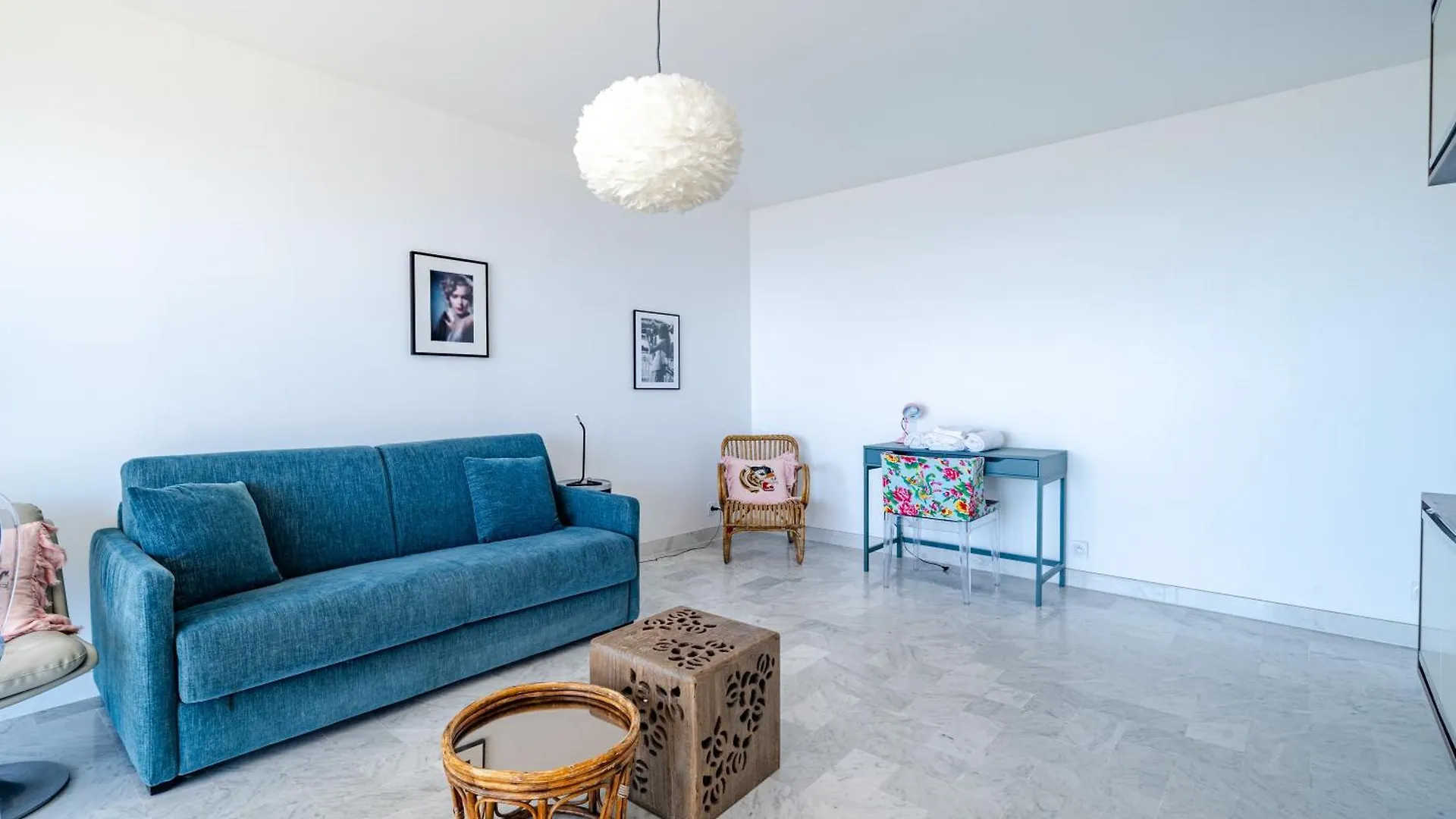 Studio Vue Mer Parking Clim Nice 0*,  France